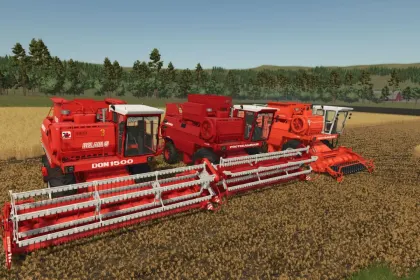 Combine Harvester Rostselmash Don 1500/1500A for Farming Simulator 25 — 1