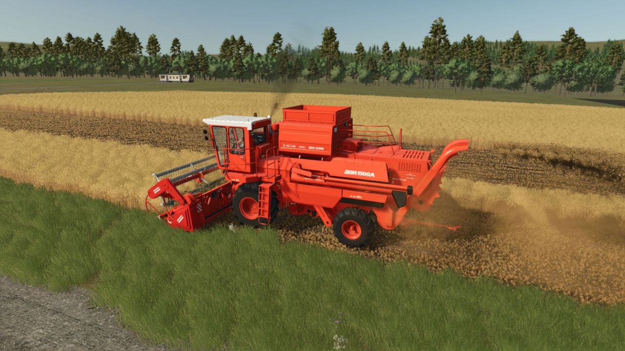Combine Harvester Rostselmash Don 1500/1500A for Farming Simulator 25