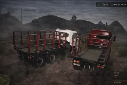 Мод на Лісовози Kamaz 6460 для Фермер Симулятор 25