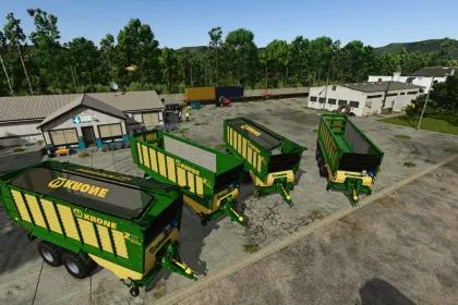 Пакет причепів Krone ZX для Farming Simulator 25 — 1