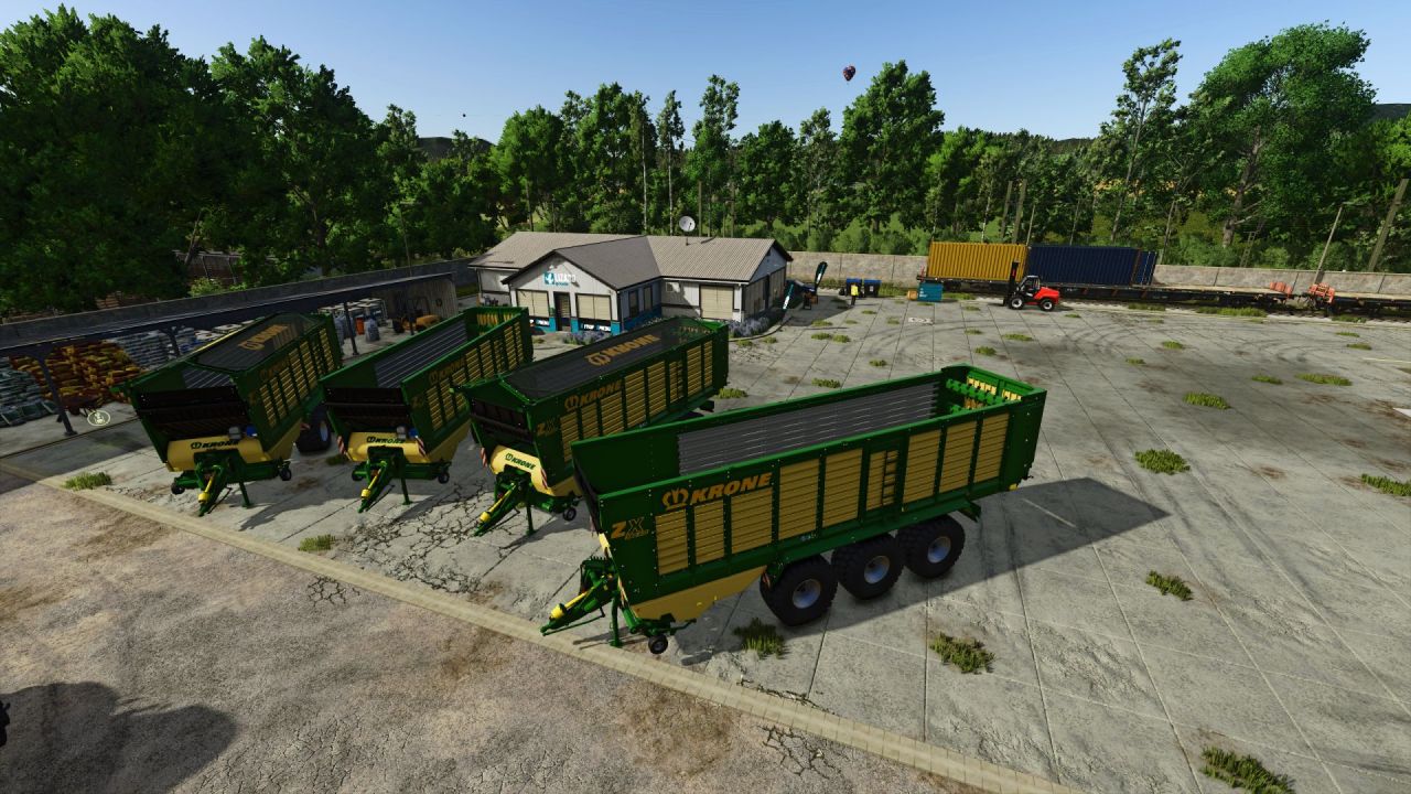Пакет причепів Krone ZX для Farming Simulator 25