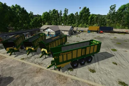 Пакет причепів Krone ZX для Farming Simulator 25 — 2