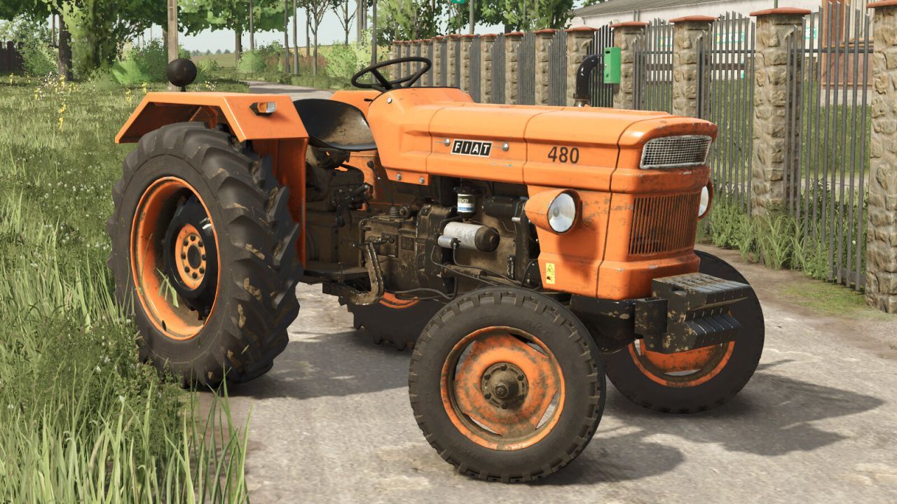 Трактор Fiat 480 для Farming Simulator 25
