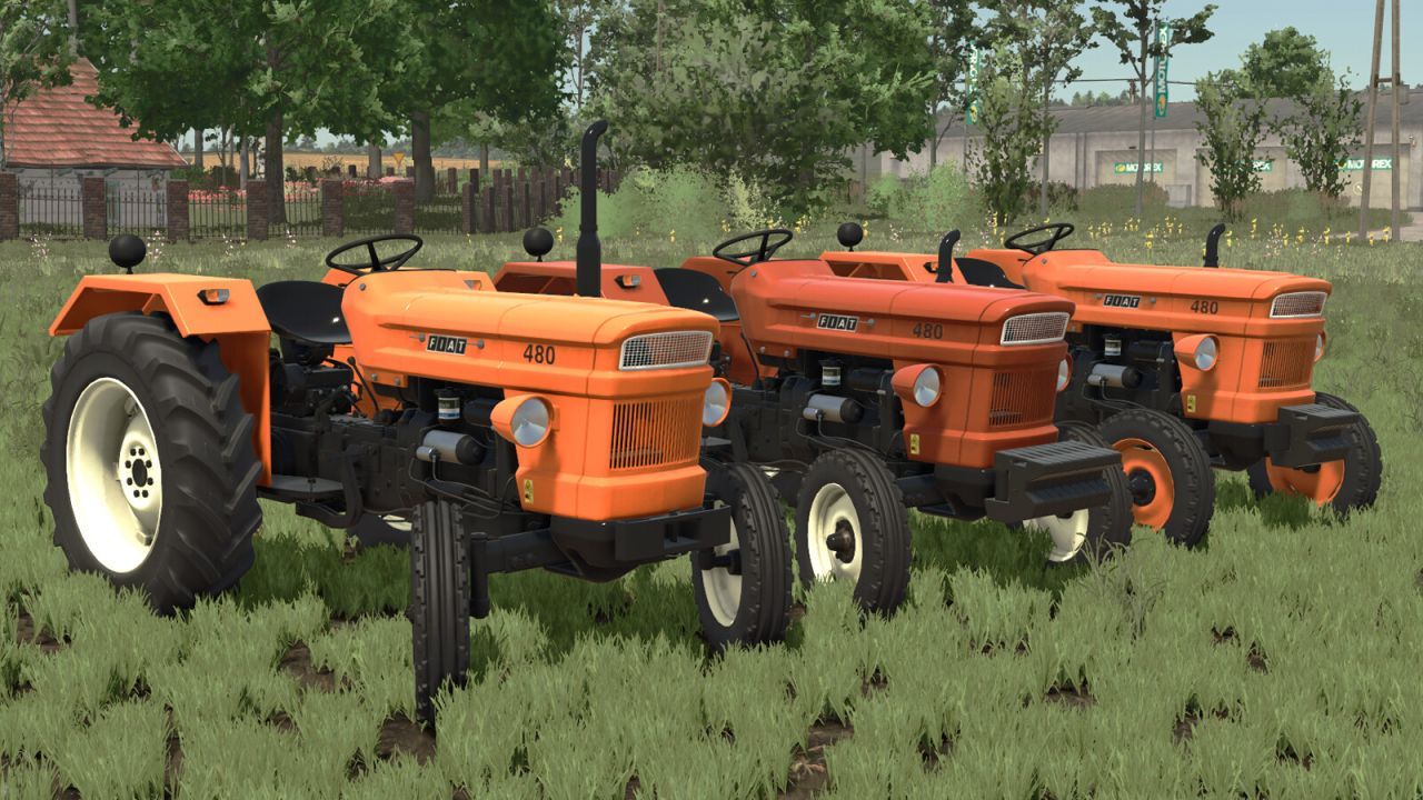 Трактор Fiat 480 для Farming Simulator 25