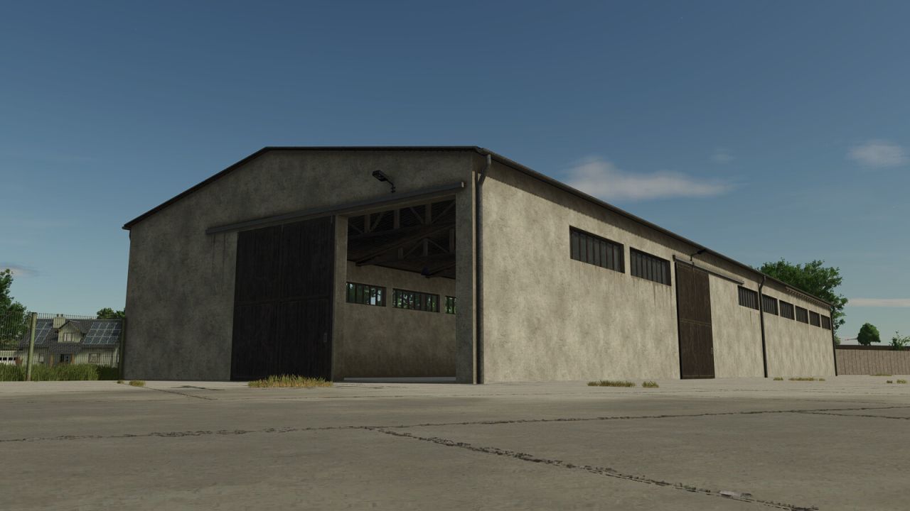 Зерносховище GDR для Farming Simulator 25