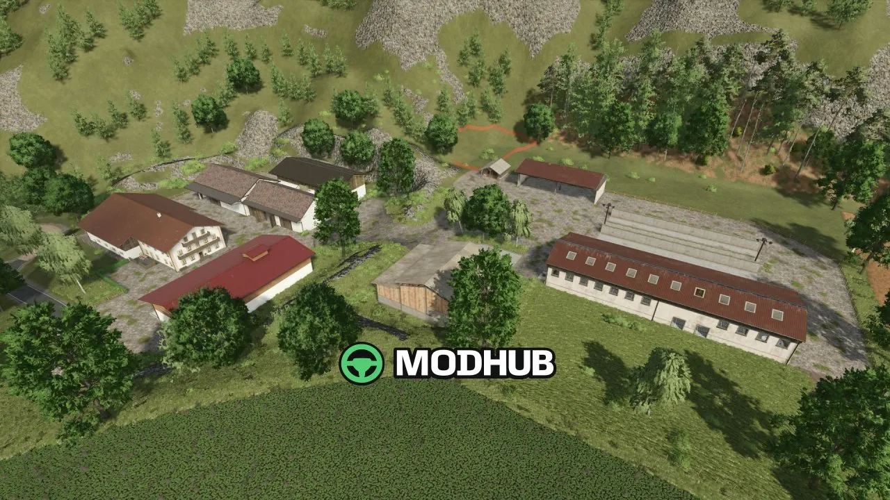 New Mod-Map Gamsting 2K25 v1200 for FS25 — Atmospheric Bavarian Valley