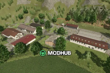 New Mod-Map Gamsting 2K25 v1200 for FS25 — Atmospheric Bavarian Valley — 1