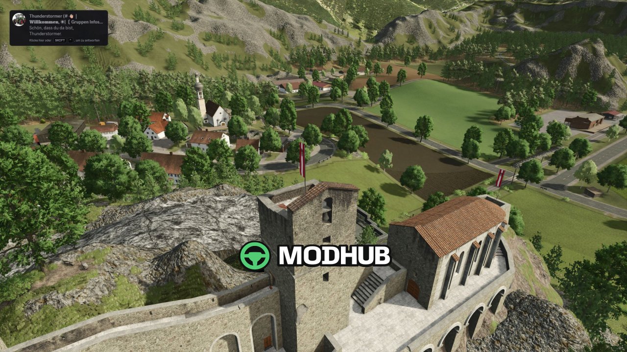 New Mod-Map Gamsting 2K25 v1200 for FS25 — Atmospheric Bavarian Valley