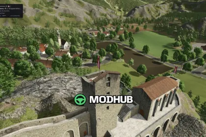 New Mod-Map Gamsting 2K25 v1200 for FS25 — Atmospheric Bavarian Valley — 2