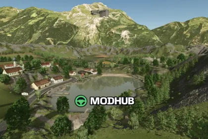 New Mod-Map Gamsting 2K25 v1200 for FS25 — Atmospheric Bavarian Valley — 4