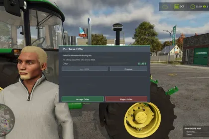 Скрипт Продажу Техніки для Farming Simulator 25 — 1