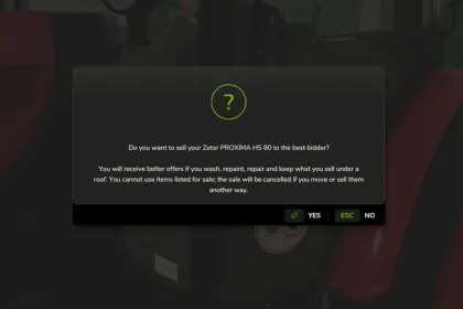 Скрипт Продажу Техніки для Farming Simulator 25 — 3