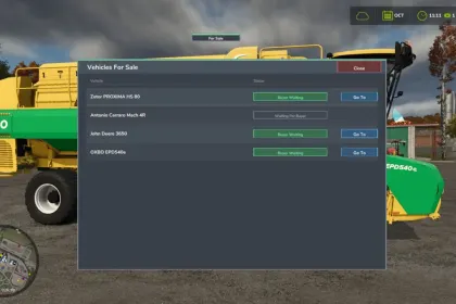 Скрипт Продажу Техніки для Farming Simulator 25 — 4
