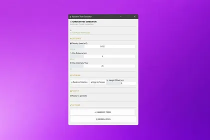 Скрипт GE10 - TreeGenerator (Prefab) для Farming Simulator 25 — 1