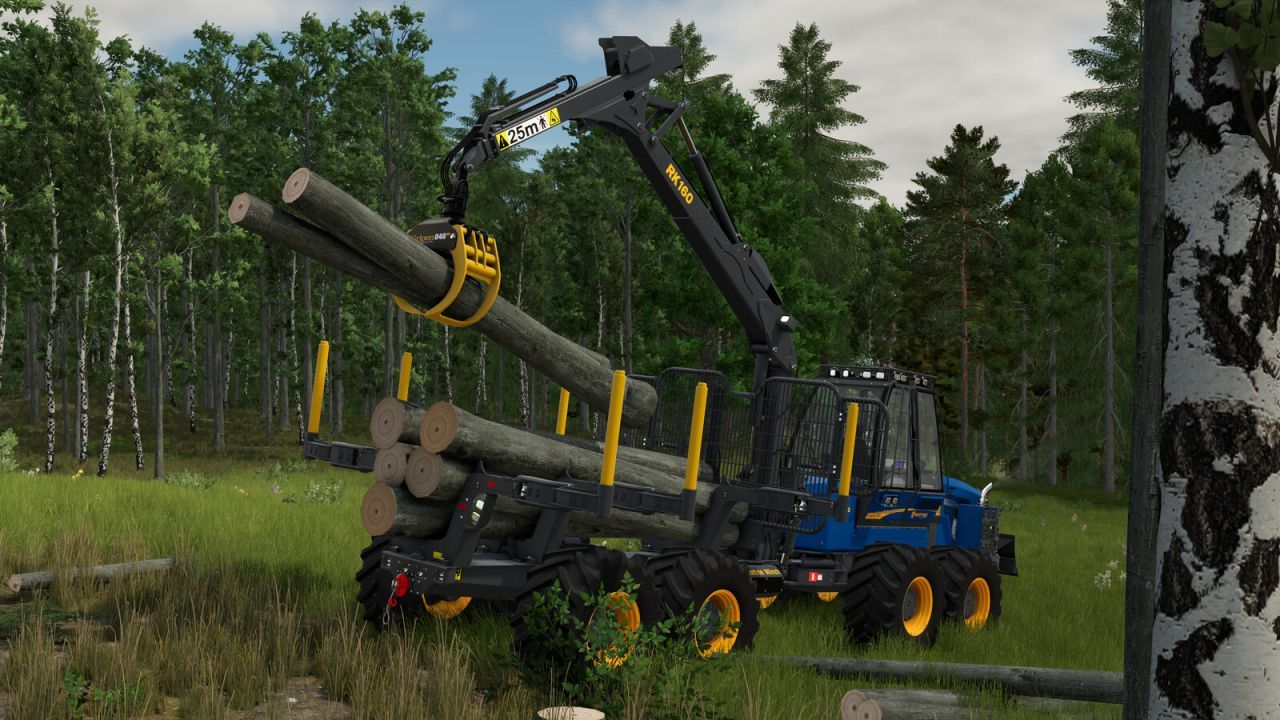 Пакет лісозаготівельних машин Rottne для Farming Simulator 25