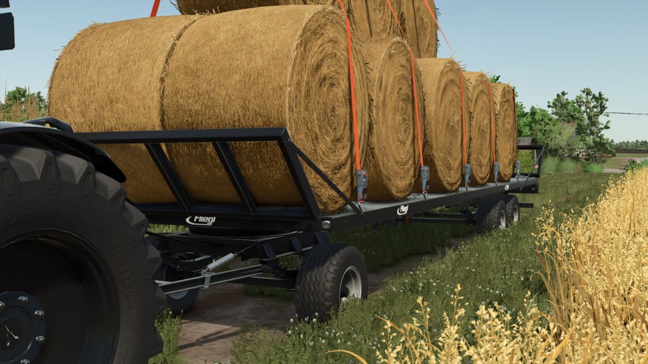 Причіп Fliegl DPW 180 для Farming Simulator 25