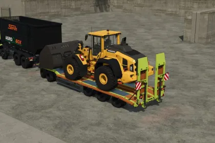 Пакет низькорамних причепів Fliegl для Farming Simulator 25 — 4