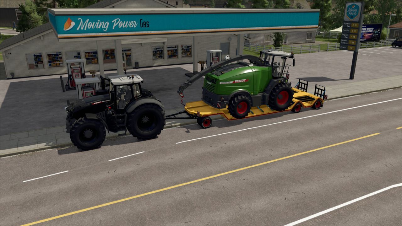 Низькорамний причіп Lizard Forestry Special TL38 для Farming Simulator 25