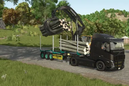 Пакет причепів Fliegl Timber Runner для Farming Simulator 25 — 1