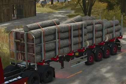 Пакет причепів Fliegl Timber Runner для Farming Simulator 25 — 5