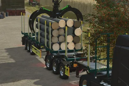 Пакет причепів Fliegl Timber Runner для Farming Simulator 25 — 6