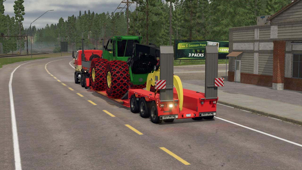 Причіп Goldhofer STZ-VP Pack для Farming Simulator 25