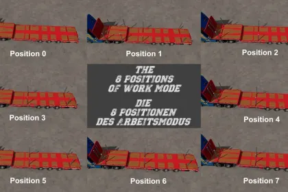 Напівпричіп Schwarzmueller Semi Lowloader 3A для Farming Simulator 25 — 3