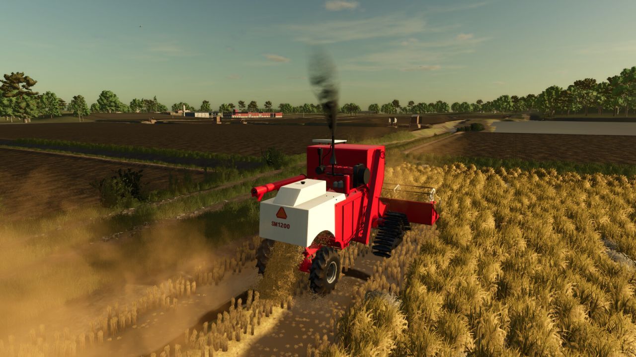 Комбайн Lizard SM 1200 для Farming Simulator 25