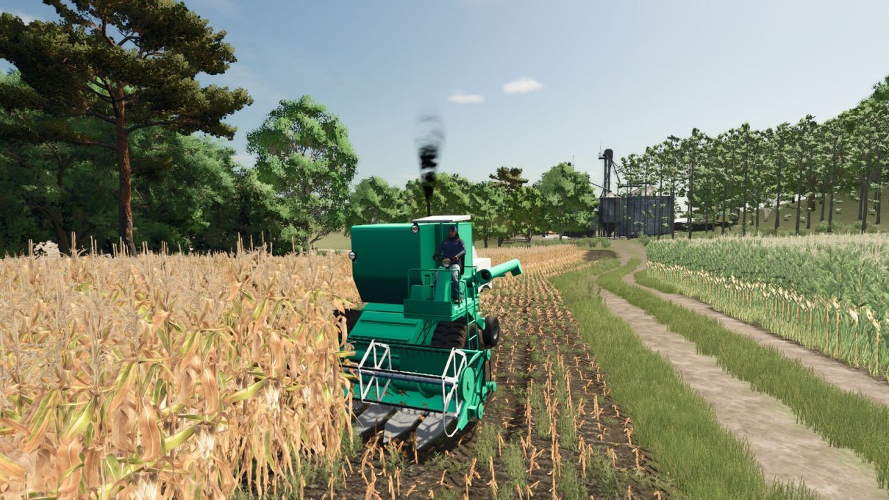 Комбайн Lizard SM 1200 для Farming Simulator 25
