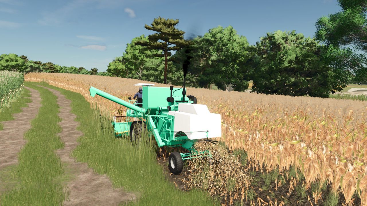 Комбайн Lizard SM 1200 для Farming Simulator 25