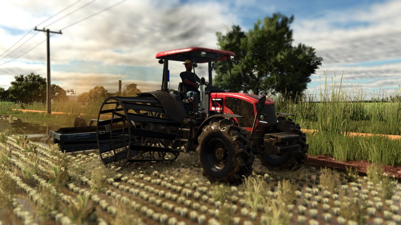 Трактор Mahindra 86-110 для Farming Simulator 25