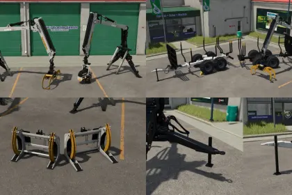 Лісозаготівельний пак Kesla для Farming Simulator 25 — 6