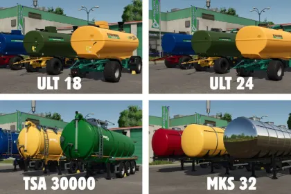 Причіп-танкер Pack для Farming Simulator 25 — 2