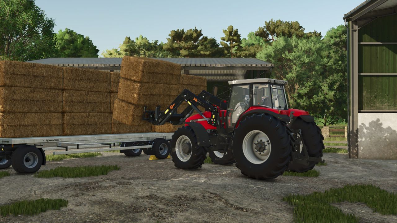 Трактор Massey Ferguson 8200 для Farming Simulator 25