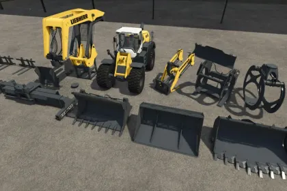 Навантажувач Liebherr L580 Pack для Farming Simulator 25 — 1