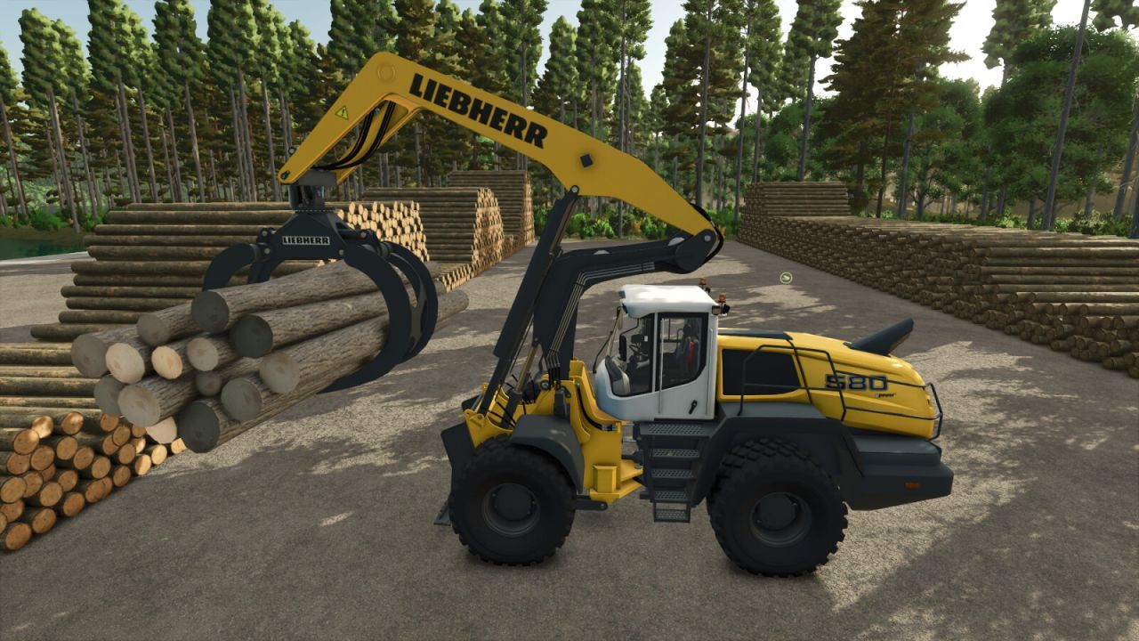 Навантажувач Liebherr L580 Pack для Farming Simulator 25