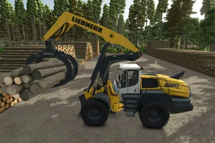 Навантажувач Liebherr L580 Pack для Farming Simulator 25 — 3