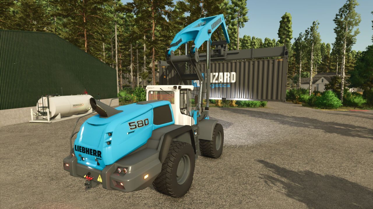 Навантажувач Liebherr L580 Pack для Farming Simulator 25