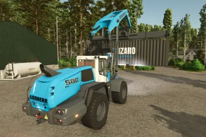 Навантажувач Liebherr L580 Pack для Farming Simulator 25 — 5
