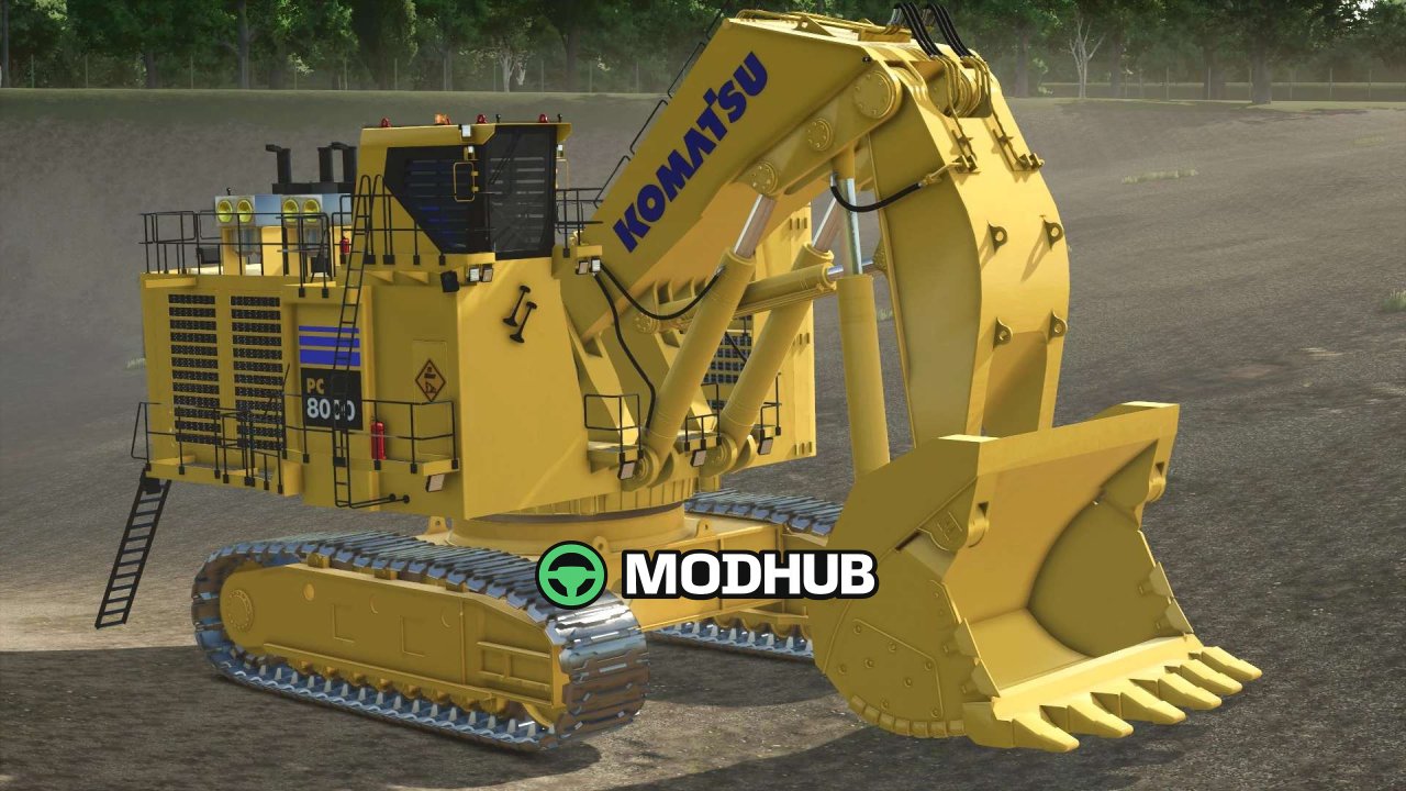 Mod for Powerful Excavator Komatsu PC 8000 for FS25 - Screenshots