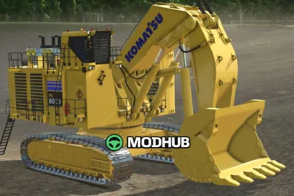 Мод на Потужний екскаватор Komatsu PC 8000 для FS25