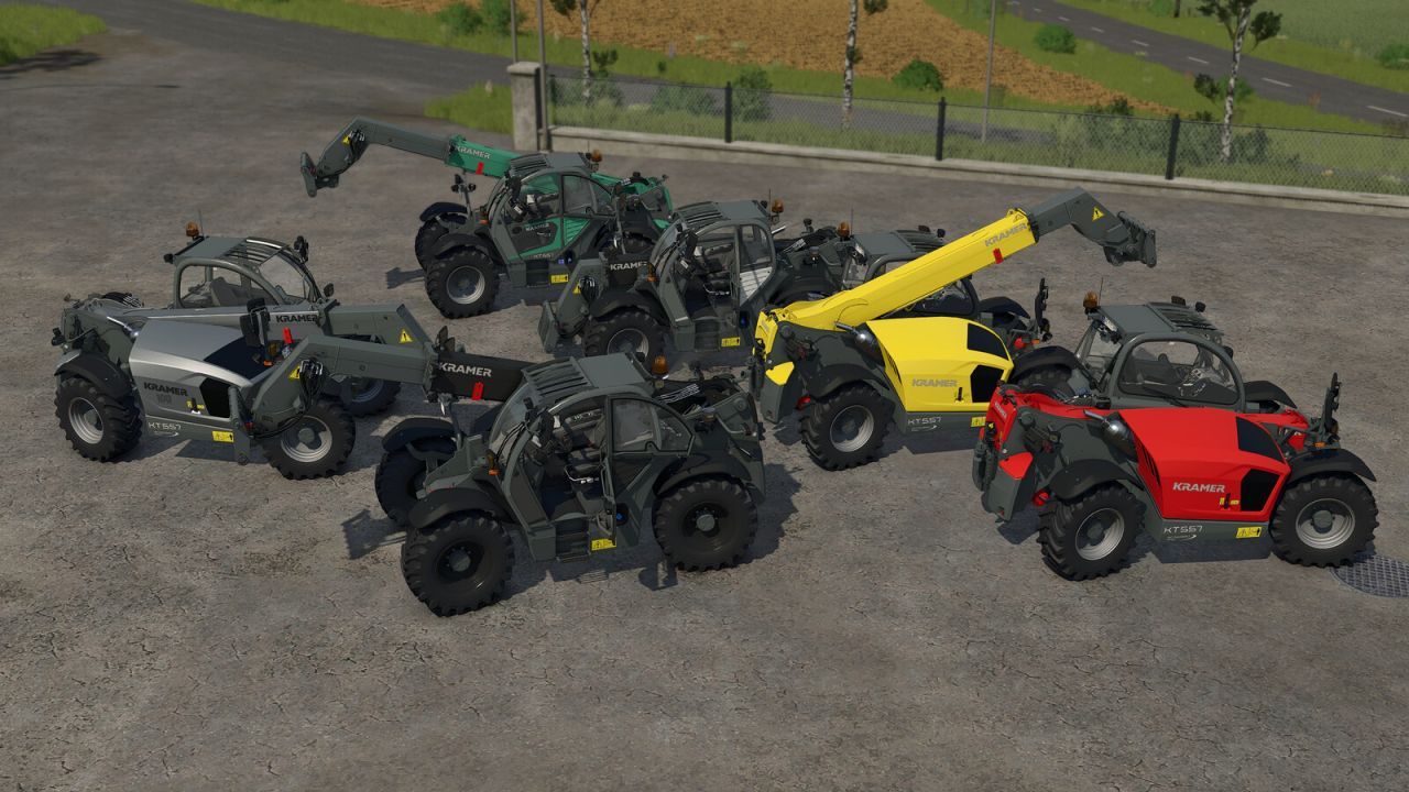 Навантажувач Kramer KT 557 для Farming Simulator 25
