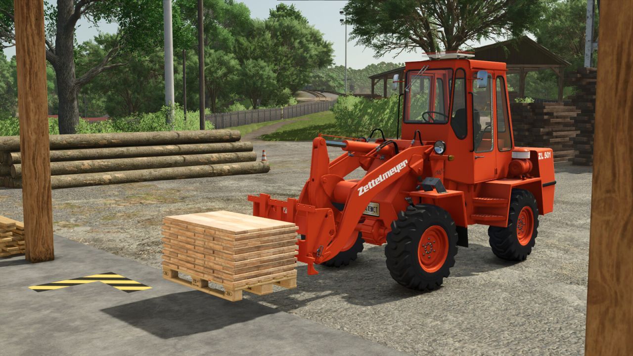 Навантажувач Zettelmeyer ZL501 для Farming Simulator 25