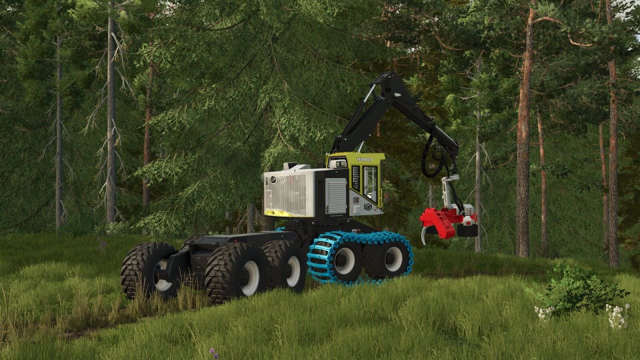 Лісозаготівельна машина Lizard TF840-B для Farming Simulator 25