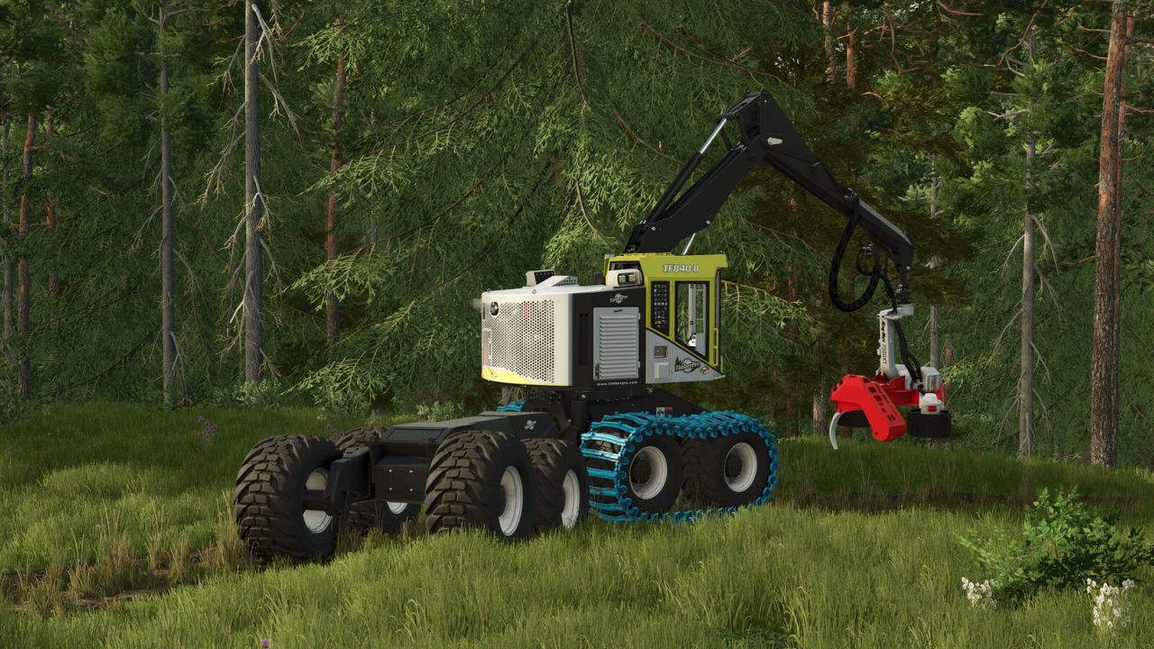 Лісозаготівельний трактор Timberpro TF840-B для Farming Simulator 25