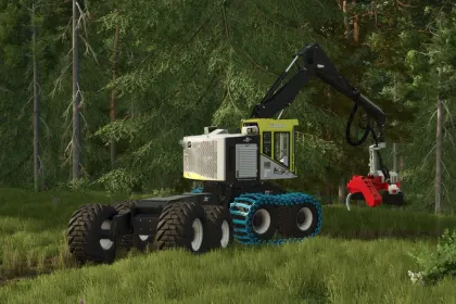 Лісозаготівельний трактор Timberpro TF840-B для Farming Simulator 25 — 2