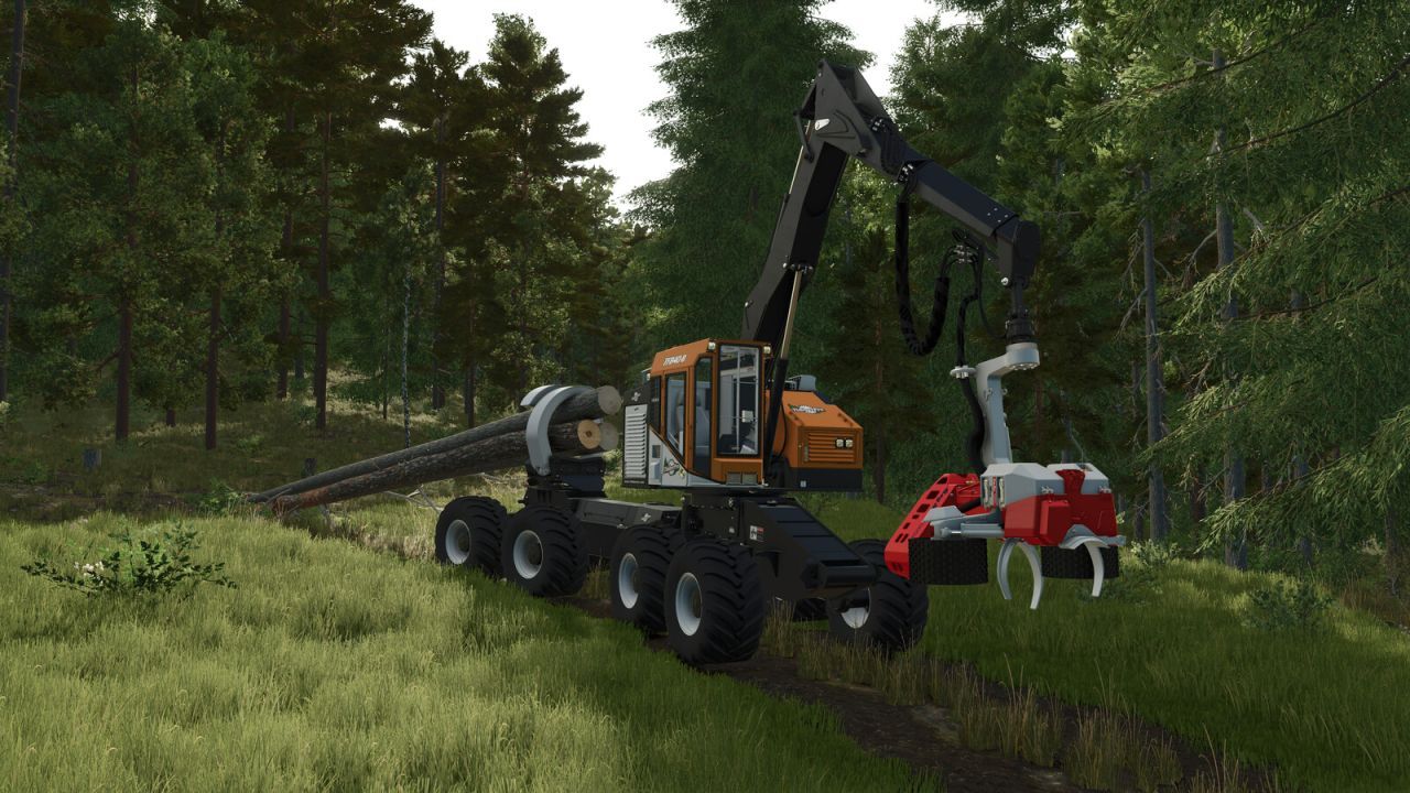Лісозаготівельний трактор Timberpro TF840-B для Farming Simulator 25