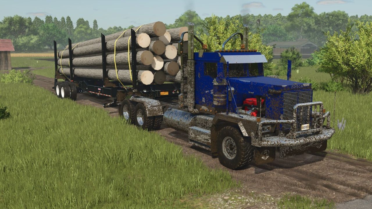 Вантажівка Edison BDE Mechanical для Farming Simulator 25