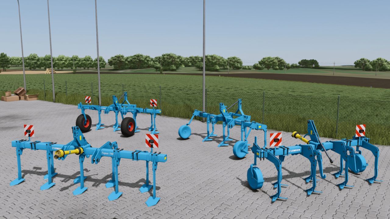 Передкультиватор Lemken Topas 140 для Farming Simulator 25