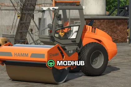 Мод на Новий Віброкаток Hamm H25i для FS25 — Потужний Дорожній Ролер